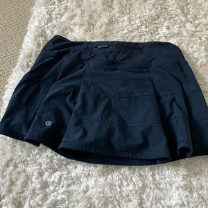 Lululemon Navy Tennis Skirt size 6